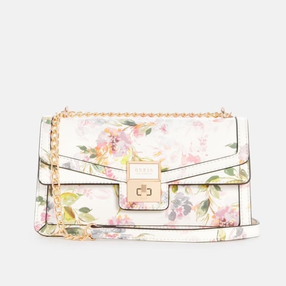 New GUESS Kavet Floral Crossbody - Picture 3 of 13
